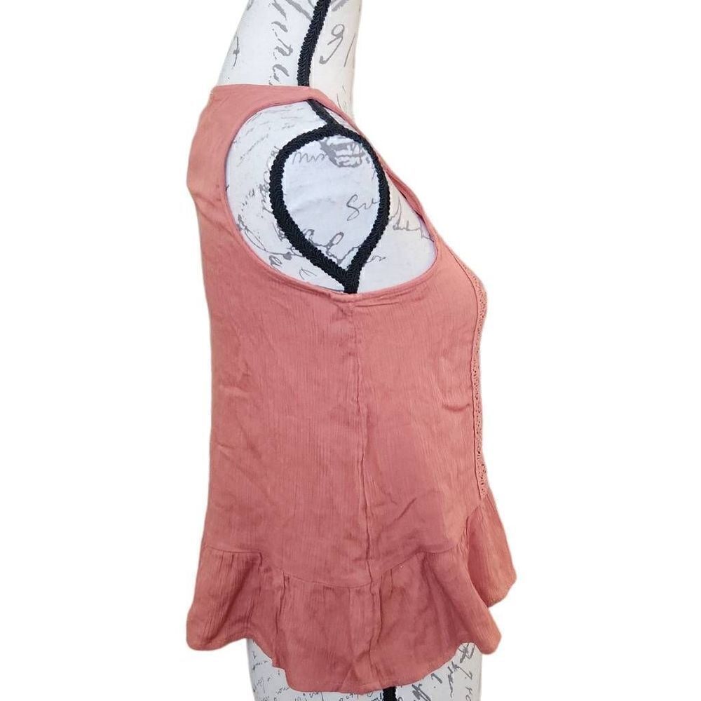 Hippie Rose Women's Size XS Toasted Clay BohO Sleeveless Tank - Picture 2 of 7